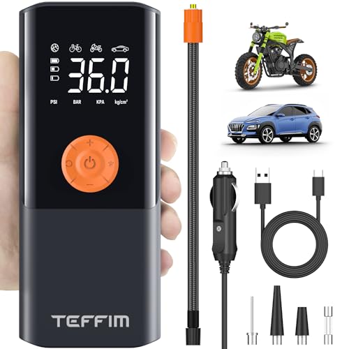 Portable Tire Inflator with Digital Gauge - 150 PSI