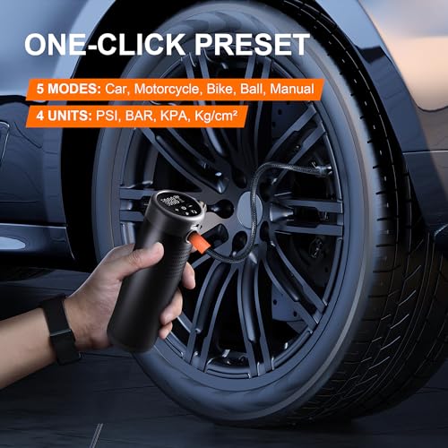 Whiosey 150 PSI Tire Inflator Portable Air Compressor