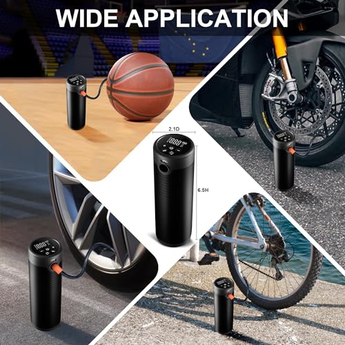 Whiosey 150 PSI Tire Inflator Portable Air Compressor