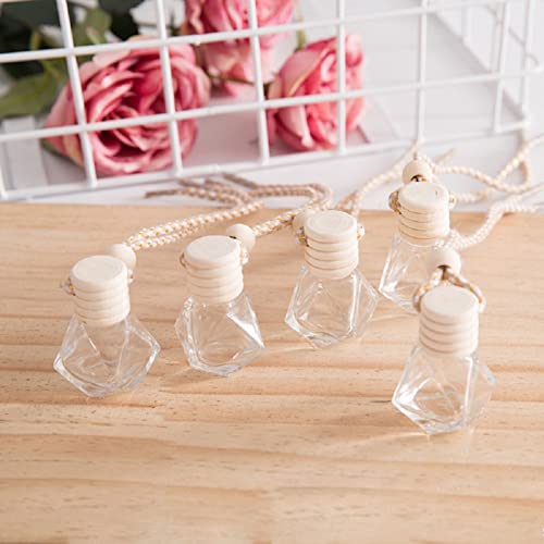 4pcs Hanging Car Air Freshener Perfume Bottle and Ornaments