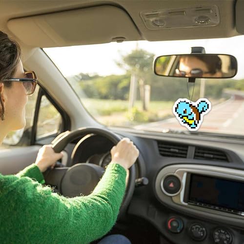 Pixel Retro Game Car Air Fresheners (8Pack Black Ice)