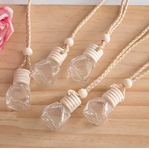 4pcs Hanging Car Air Freshener Perfume Bottle and Ornaments