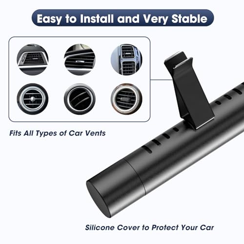 RoyAroma Car Vent Clips Set with 10 Scents
