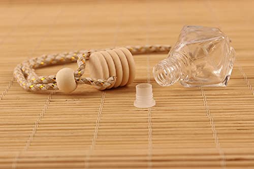 4pcs Hanging Car Air Freshener Perfume Bottle and Ornaments