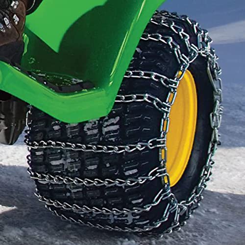 OakTen 2 Tire Chains for Snow Blower, 2-Link Design