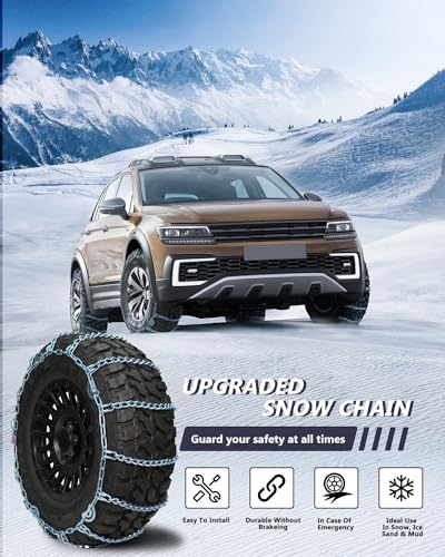 Universal Emergency Anti-Skid Snow Chains for Car Trucks