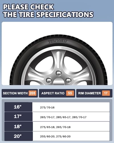 Universal Emergency Anti-Skid Snow Chains for Car Trucks