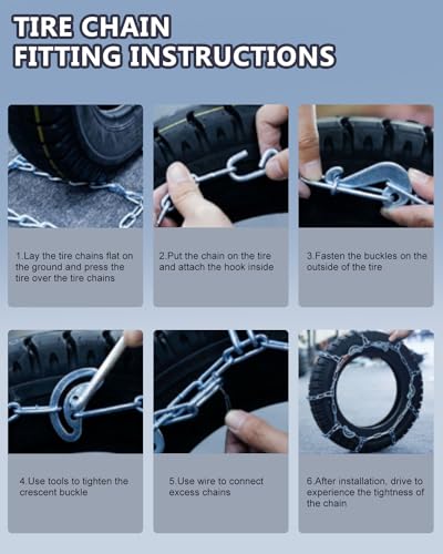 Universal Emergency Anti-Skid Snow Chains for Car Trucks