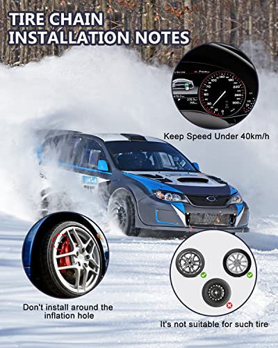 Universal Emergency Anti-Skid Snow Chains for Car Trucks