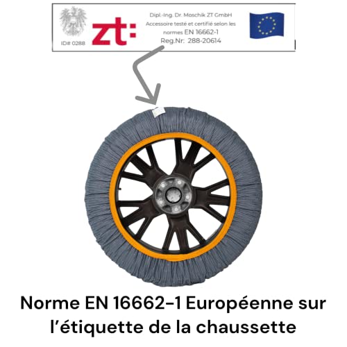 XX-LARGE Snow Tire Socks | Mountain Law Compliant & High Performance