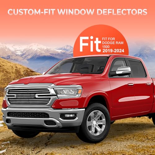 Dodge RAM Crew Cab Rain Guards - 4PCS