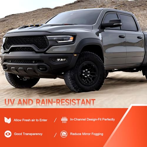 Dodge RAM Crew Cab Rain Guards - 4PCS