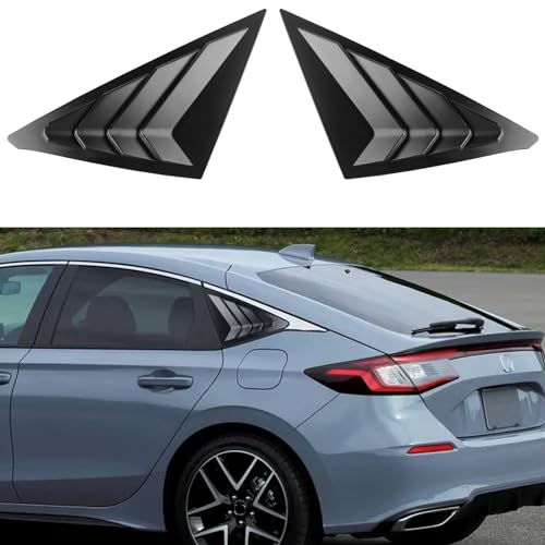 Racing Style Rear Side Window Louvers for Honda Civic