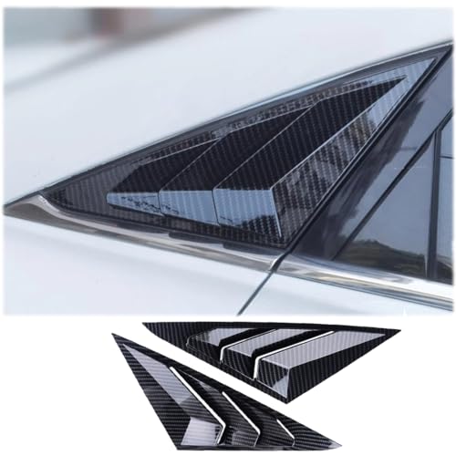 Hyundai Sonata Rear Side Window Louvers - Carbon Fiber