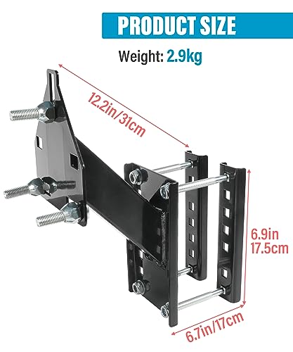 Universal Spare Tire Carrier for Various Wheel Sizes