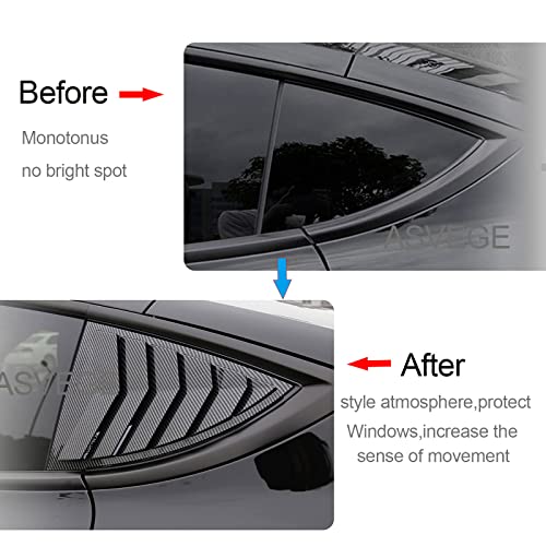 Tesla Model Y 2021-2023 Rear Window Louvers