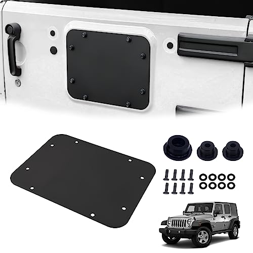 Aluminum Spare Tire Carrier Delete Filler Plate Set