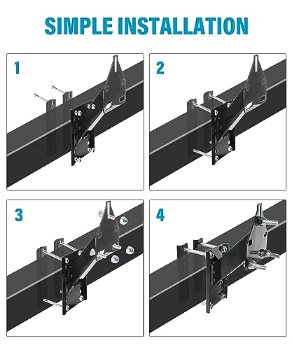Universal Spare Tire Carrier for Various Wheel Sizes