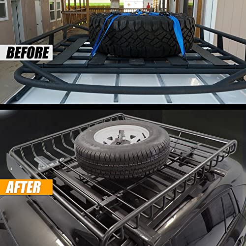 Spare Tire Carrier Roof Rack for 35" Tires