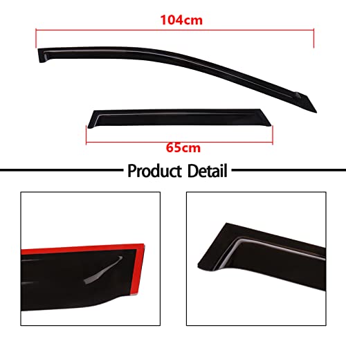 OCPTY Window Visors for 2003-2007 Nissan Murano