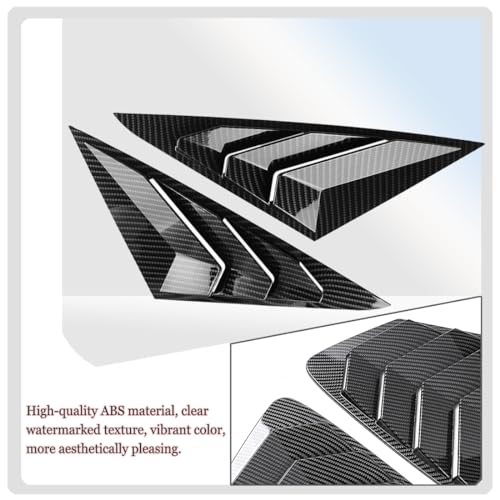 Hyundai Sonata Rear Side Window Louvers - Carbon Fiber