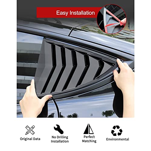 Tesla Model Y 2021-2023 Rear Window Louvers