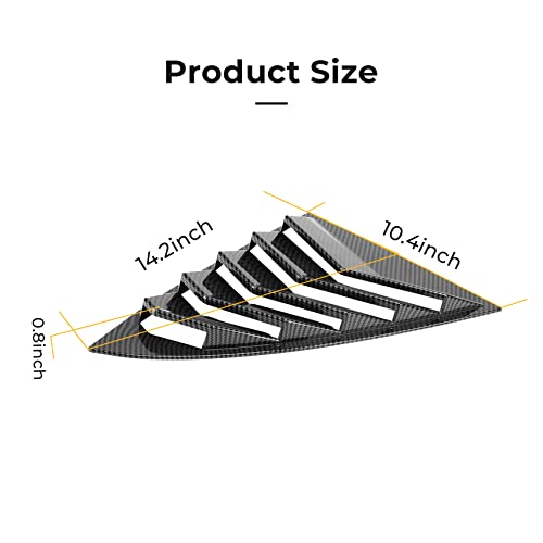 Tesla Model Y 2021-2023 Rear Window Louvers