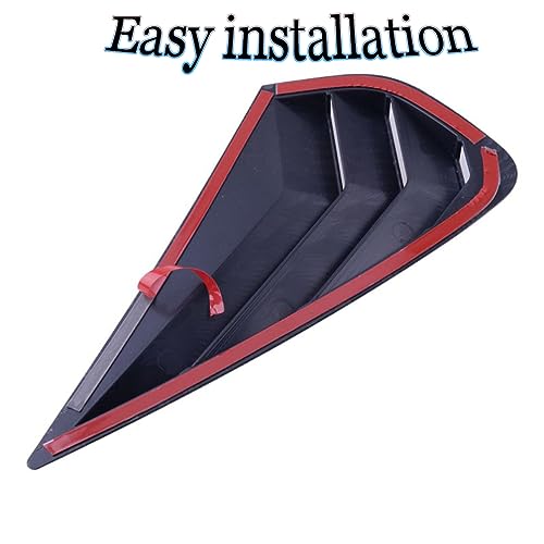 Carbon Fiber Rear Window Louvers for Kia Forte