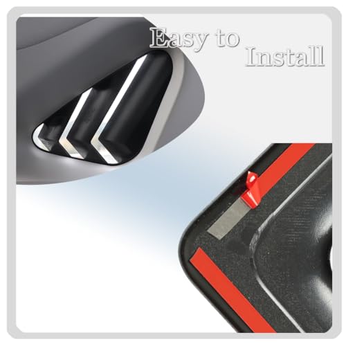 Hyundai Sonata Rear Side Window Louvers - Carbon Fiber