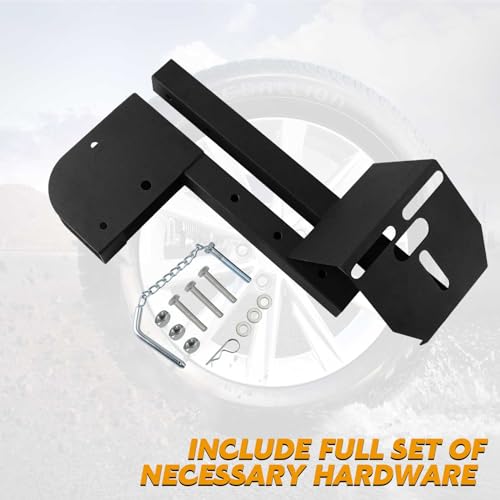 Trailer Hitch Spare Tire Carrier for SUV, 2-inch