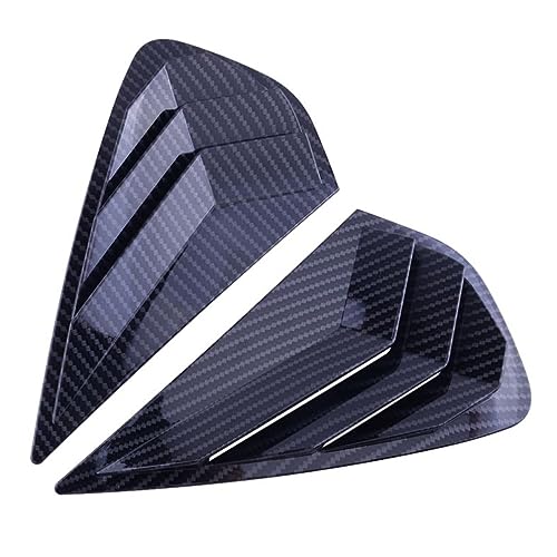 Carbon Fiber Rear Window Louvers for Kia Forte