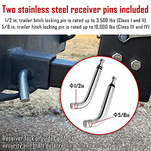 Foldable Hitch Mount Spare Tire Carrier with Lock