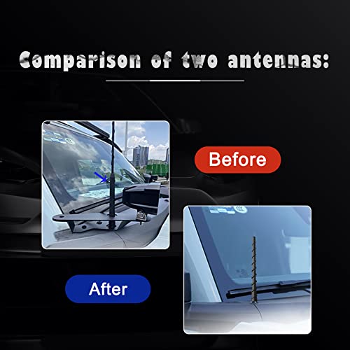 Miytsya 7" Spiral Antenna Topper for Trucks, Cars, SUVs