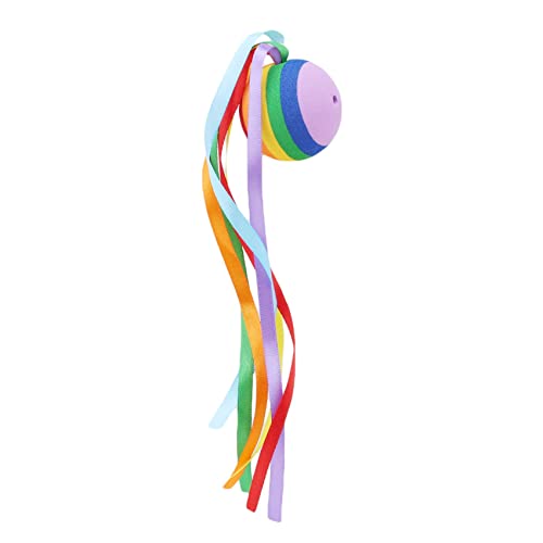 Rainbow Ribbon Car Antenna Topper - Vehicle Decoration