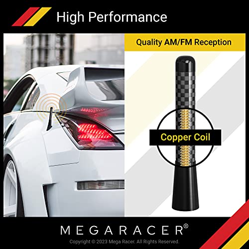 Universal Carbon Fiber Car Antenna Upgrade
