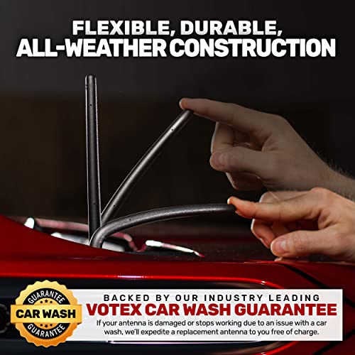 Votex 6 3/4 Inch Car Antenna - Stainless Steel