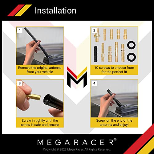 Universal Carbon Fiber Car Antenna Upgrade