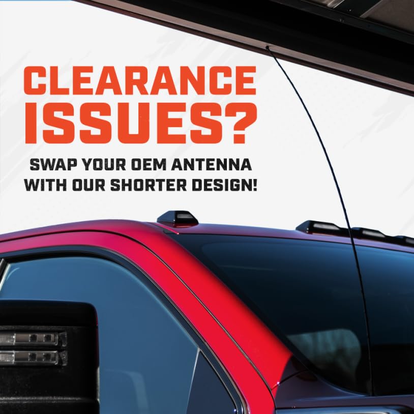 Votex 6 3/4 Inch Car Antenna - Stainless Steel