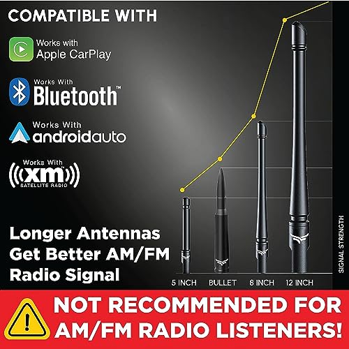 Universal 12" Radio Antenna Topper - Ford F150 Compatible