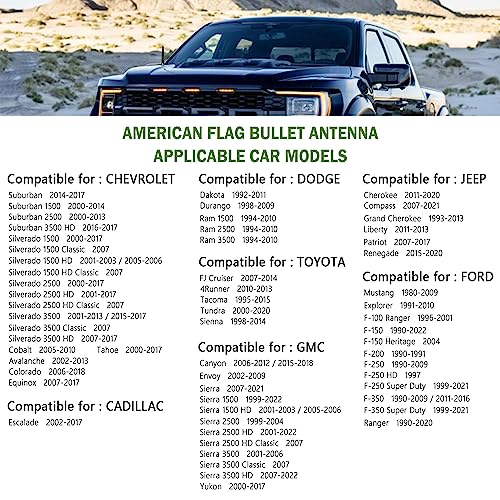 Bullet Car Antenna - Flag Design