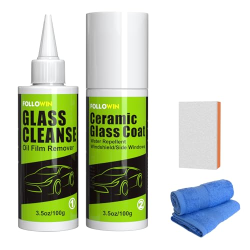 Glass Care Kit: Ceramic Coating for Rain Repellent