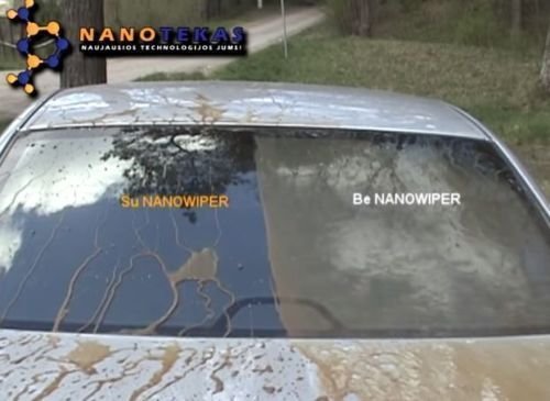 Nanotekas Nano Glass Coating for Invisible Windshield Wiper