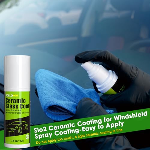 Glass Care Kit: Ceramic Coating for Rain Repellent