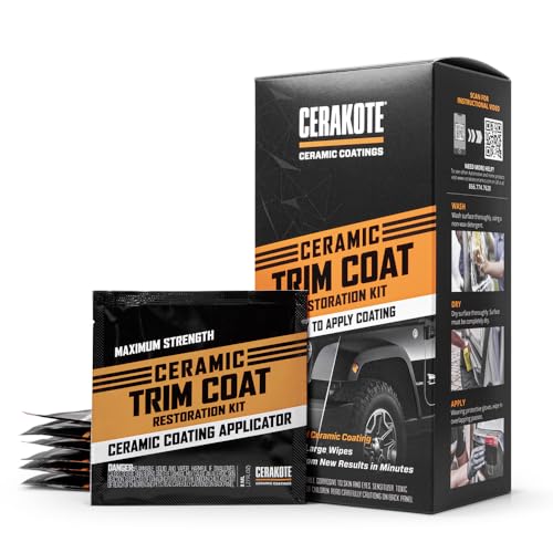 CERAKOTE® Ceramic Trim Coat Kit - Long-lasting Black Trim Restoration