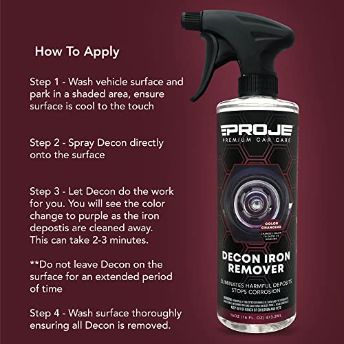 Proje Premium Car Care Iron Remover - 16 oz