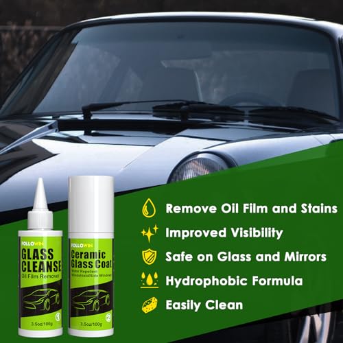 Glass Care Kit: Ceramic Coating for Rain Repellent