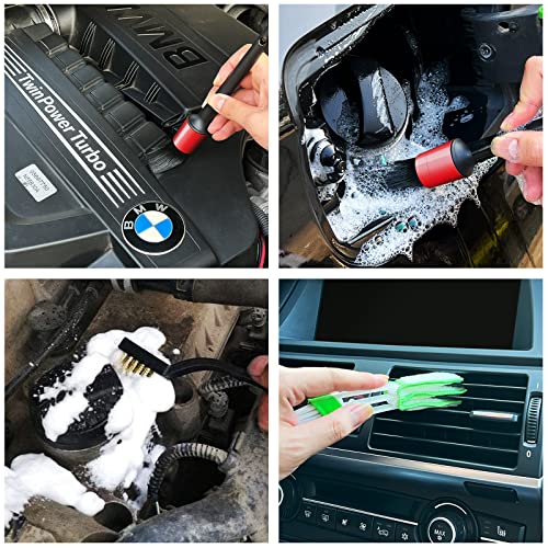 10pcs Car Detailing Brush Set Interior Cleaning Kit