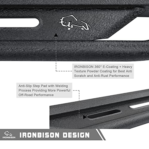 IRONBISON Running Boards for 2005-2023 Toyota Tacoma