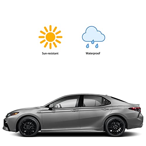 Toyota Camry Sporty Car Rear Side Window Louvers