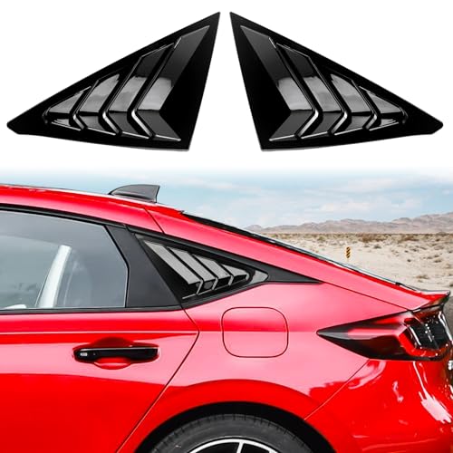 Honda Civic 2022-2024 Hatchback Exterior Rear Window Louvers